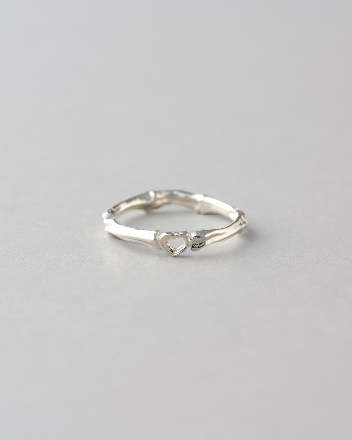 bone ring HEART SILVER925 #01010-sv 骨ハートリング/シルバー925 001 