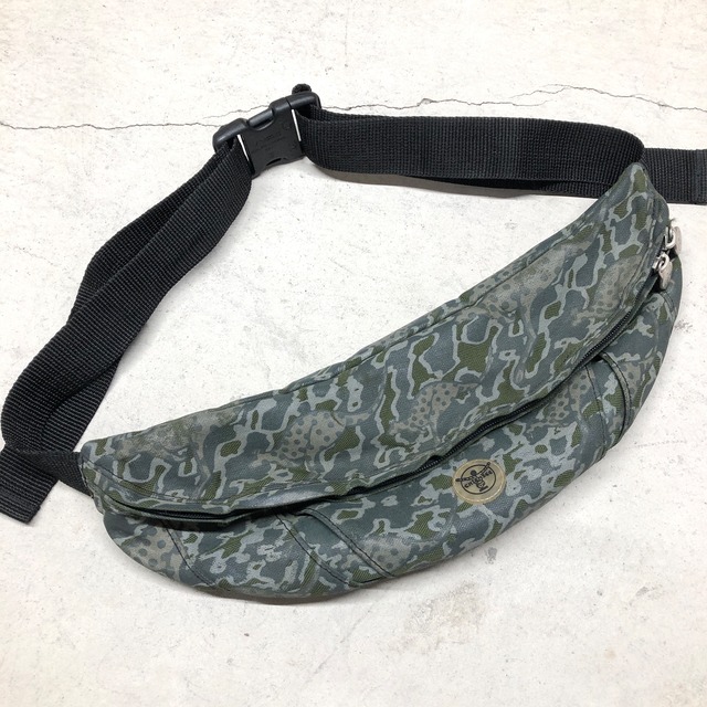2000s CHIEMSEE WAIST BAG CAMO柄 KHAKI