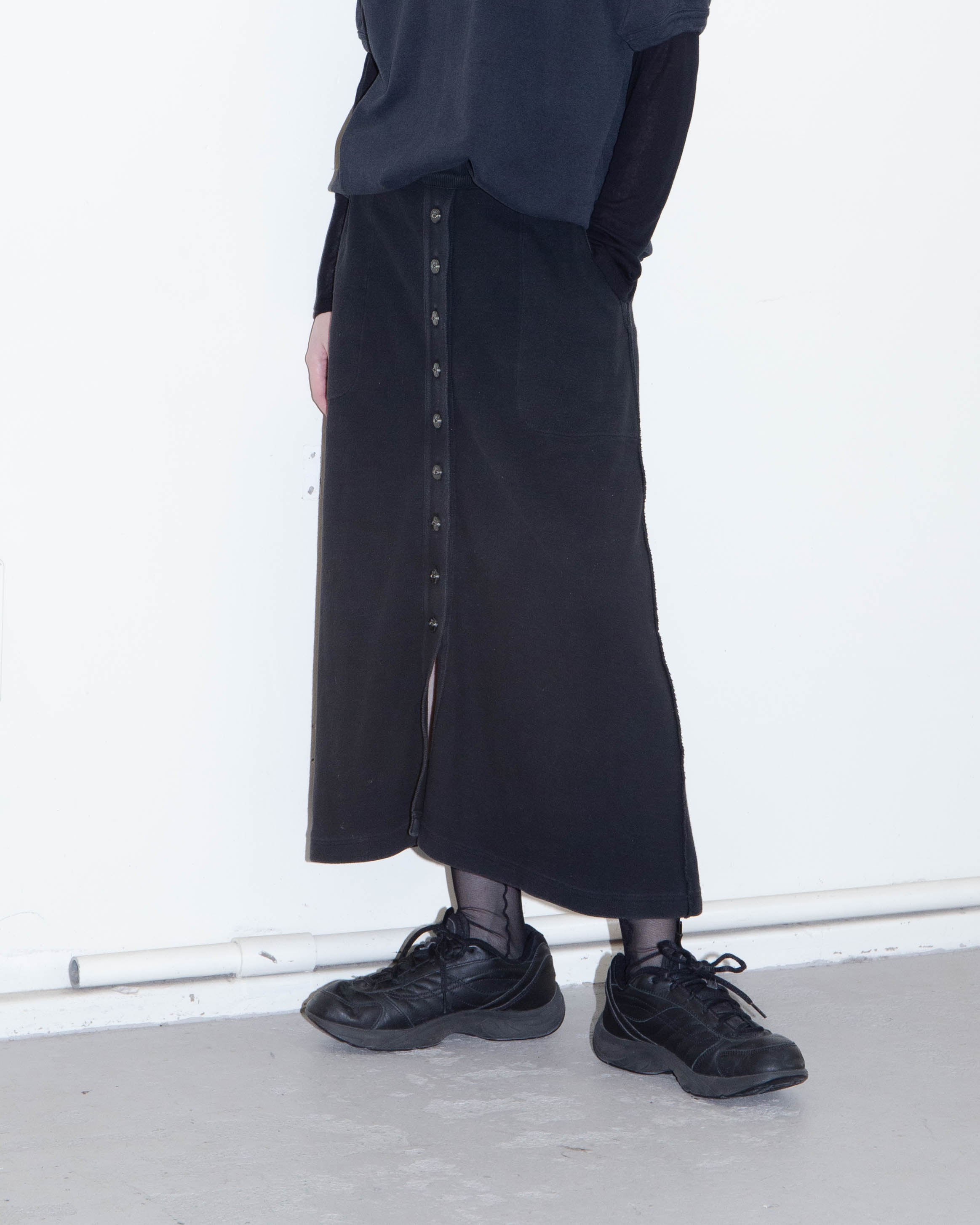 1980s SONIA RYKIEL - open front sweat skirt | PAY ID