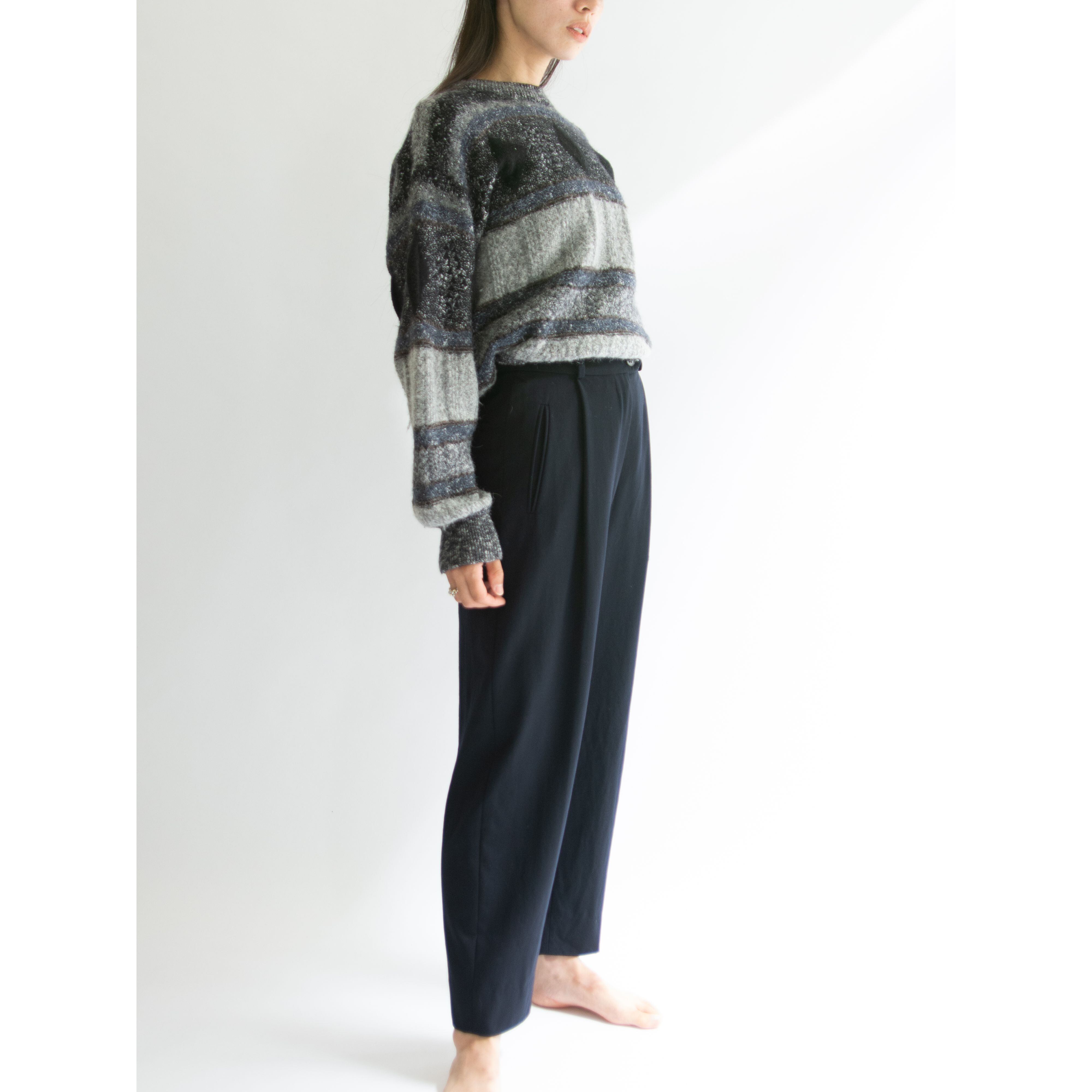【Unknown Brand】100% Wool Tuck Pants（ウールタックパンツ）