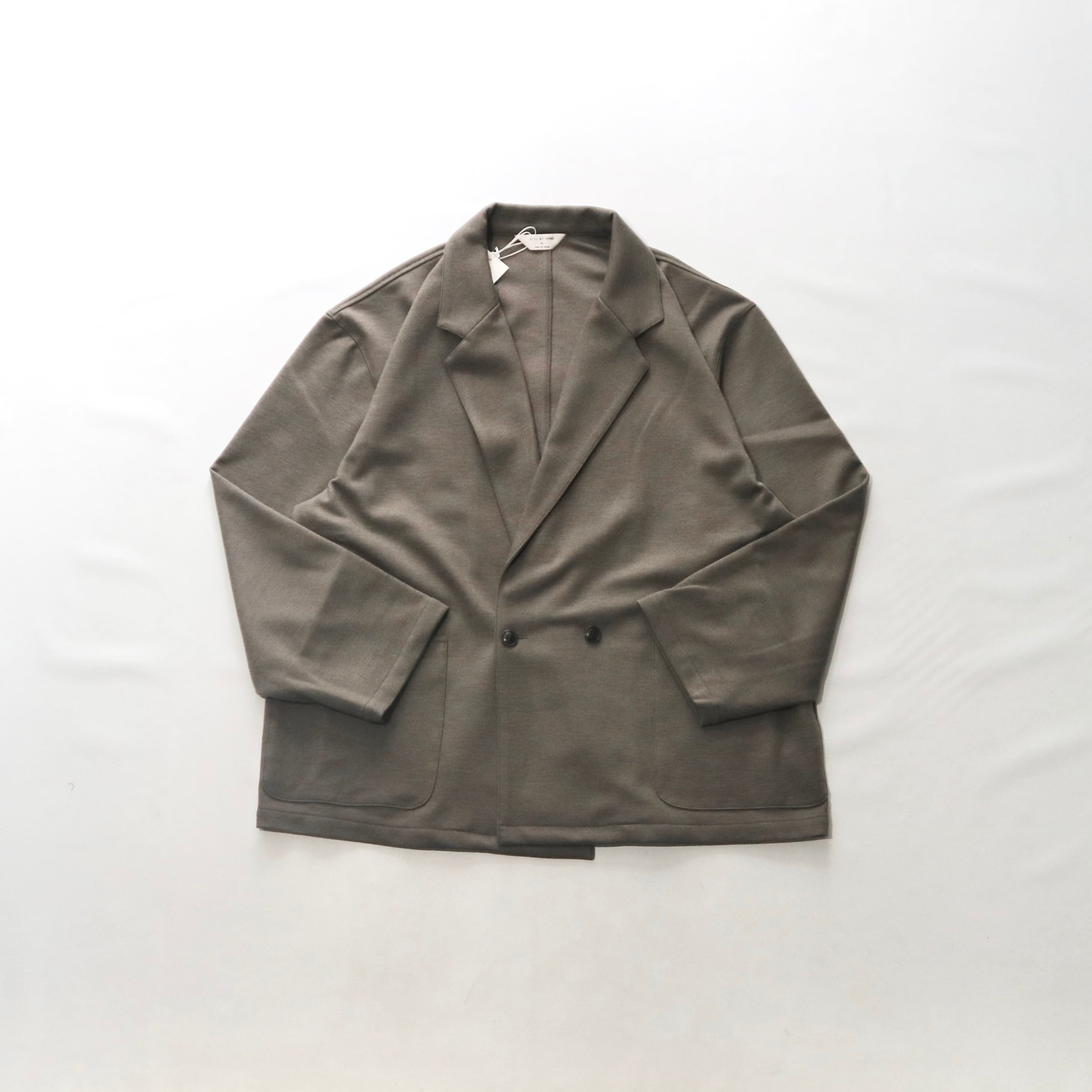 STILL BY HAND スティルバイハンド】WOOL JERSEY SEMI DOUBLE JACKET