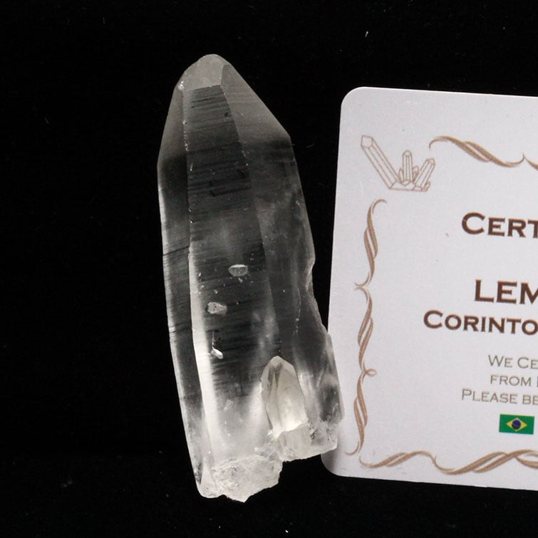 レムリアンシード 水晶 原石 ブラジル ミナスジェライス州 コリント産 証明書付属 一点物 271-553