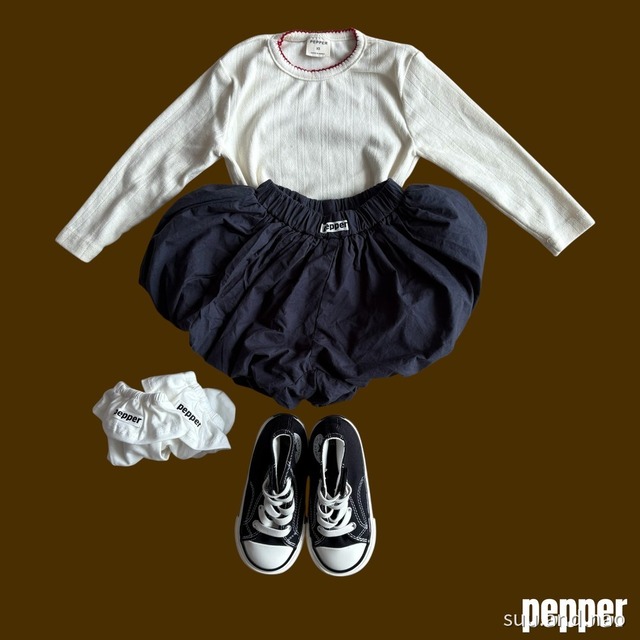 取寄：pepper　フリルニーソックス※送料無料