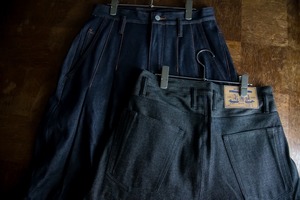 SHINYA KOZUKA タックバギーデニム