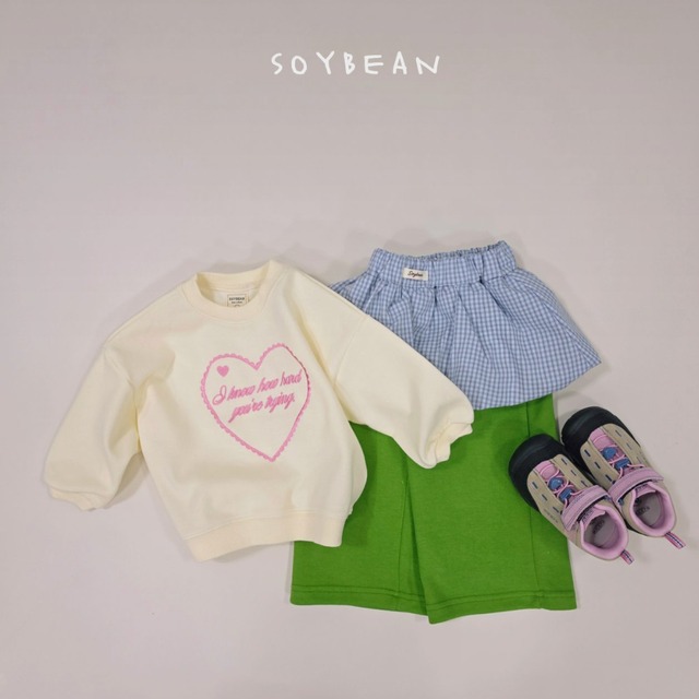 《送料無料》予約：チェックパンプキンワイドパンツ【soybean】