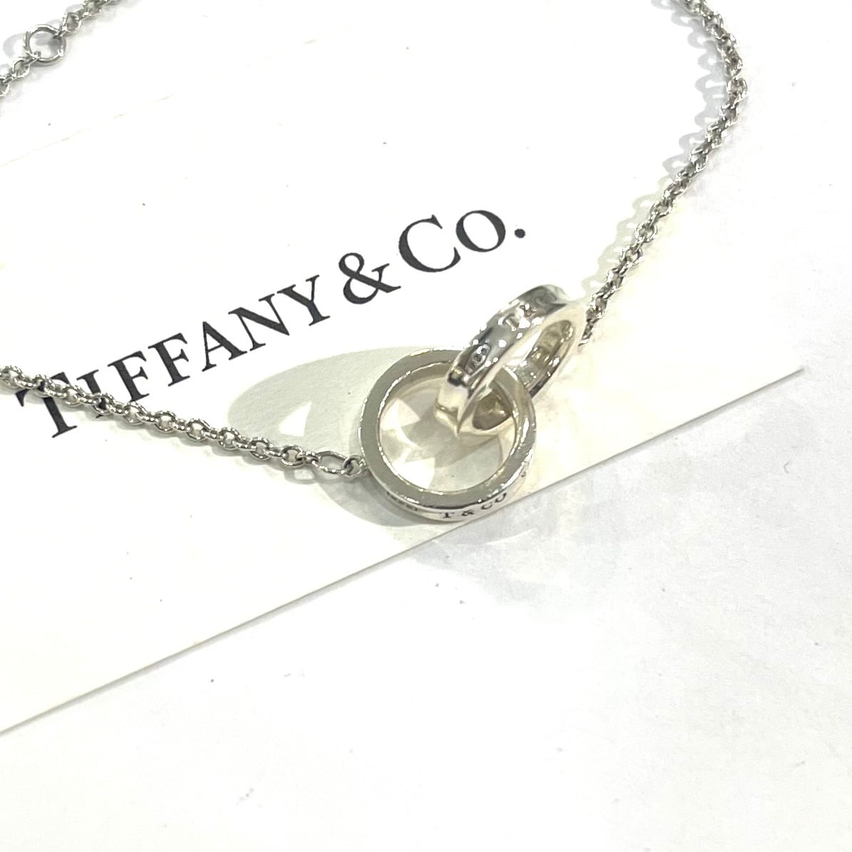 TIFFANY & Co.】 2754 ティファニー インターロッキング ダブルリング