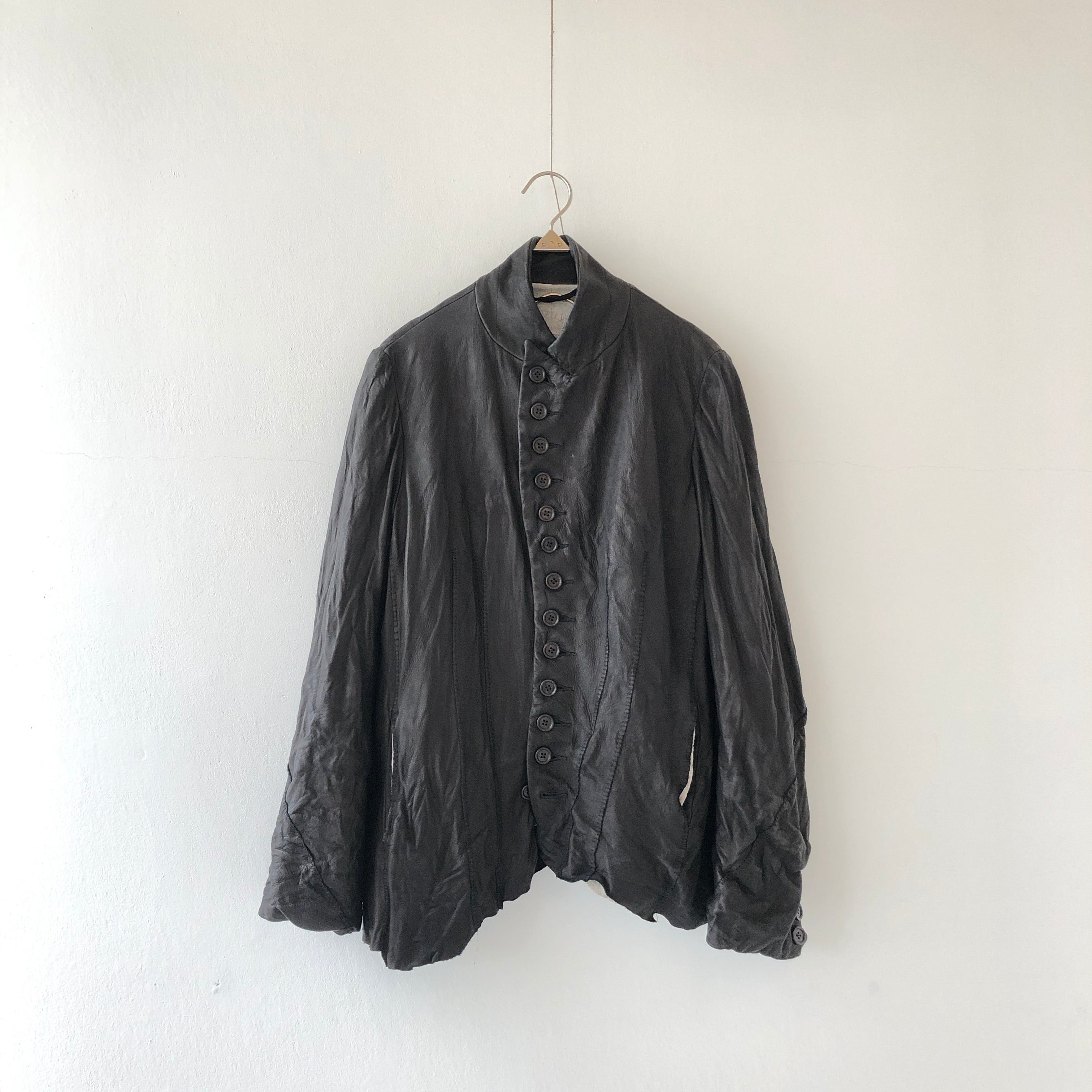 12.鹿革ジャケット col, Gray | リネン服とオーロラシューズ