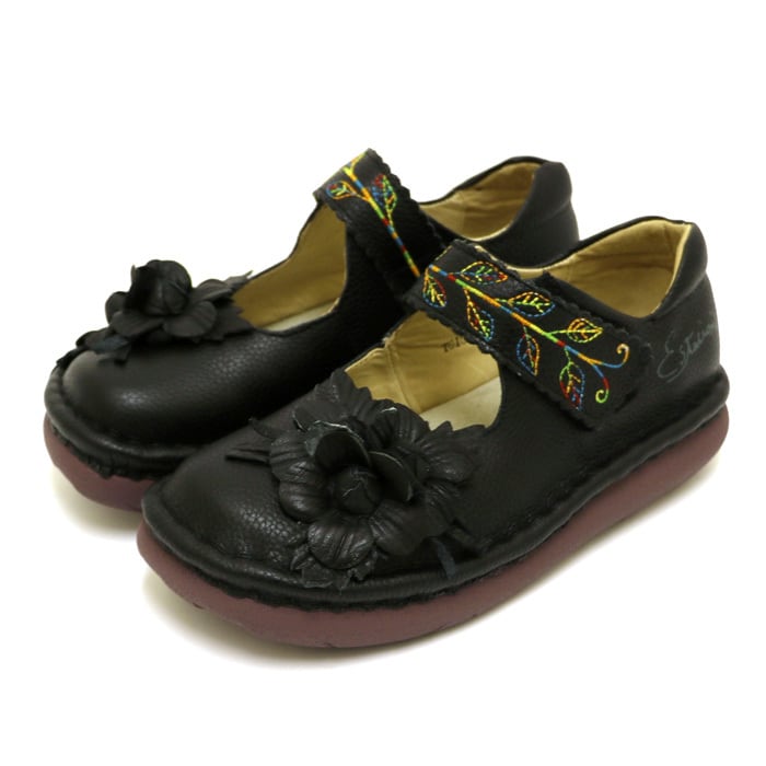 TGI012【ﾚﾃﾞｨｰｽ】Estacion～エスタシオン～・立体フラワー本革パンプス