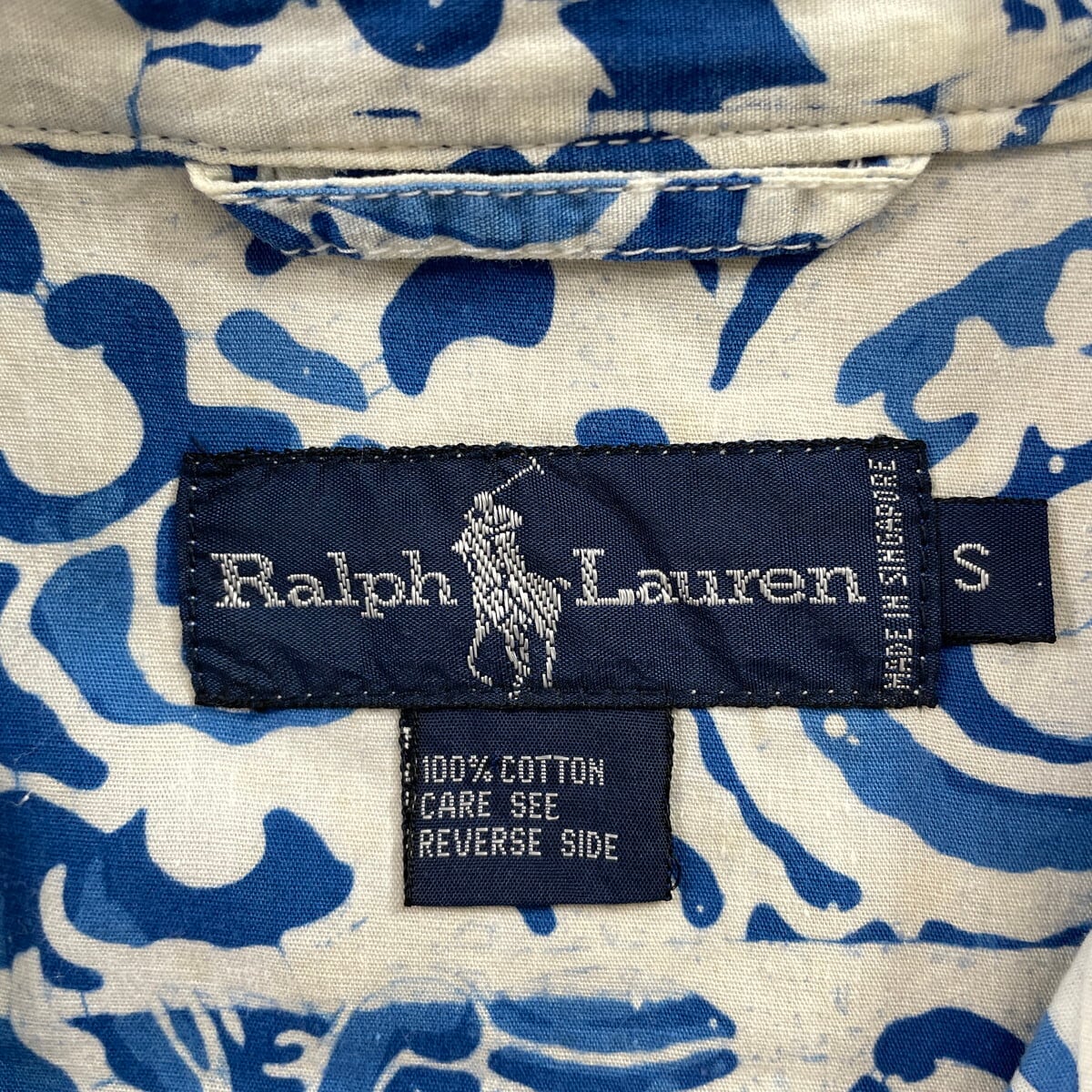 80年代～ Ralph Lauren ラルフローレン 総柄 スイングトップ メンズM