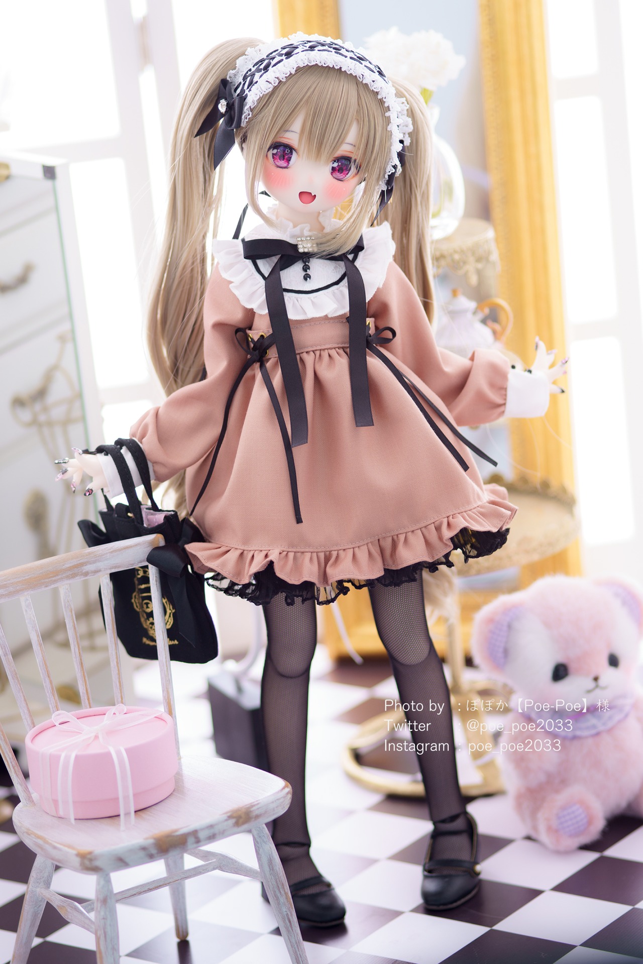 MDD / DDP / KUMAKO / SDM 対応 OF 【地雷ちゃん（くすみぴんく）】MDD / DDP / KUMAKO / SDM Outfit 【Jirai-chan (dusty pink)】 - 3