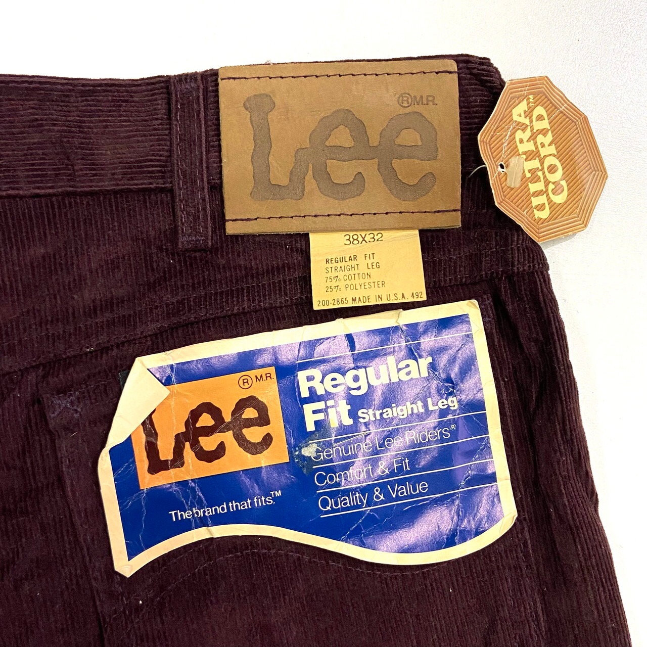 新品未使用品 USA製 80年代 Lee RIDERS リーライダース 200 ストレート 