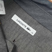 リネン混 LACOSTE ラコステ タック キュロット 38/ベージュ レディース