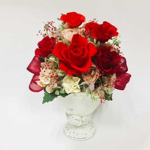 【母の月限定】プリザーブドフラワー五輪Lロング