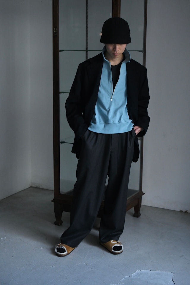 REVERBERATE / HALF ZIP JERSEY (L.BLUE)