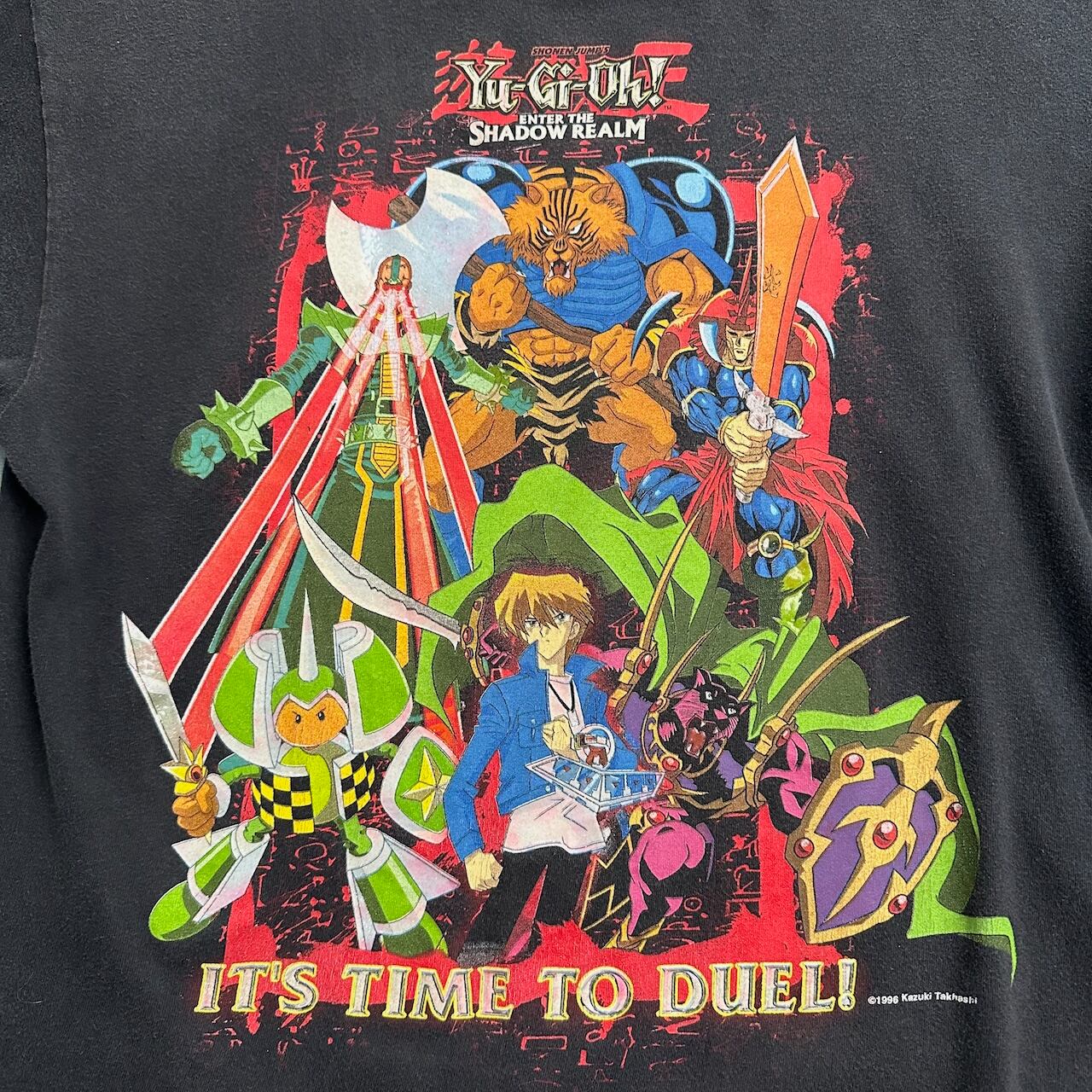 遊戯王 城之内 Mサイズ程度 アニメTシャツ 黒 | RUFFY