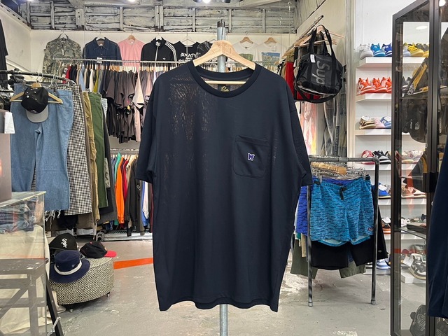 NEEDLES PAPILION POCKET SS JERSEY TEE BLACK XL 84836