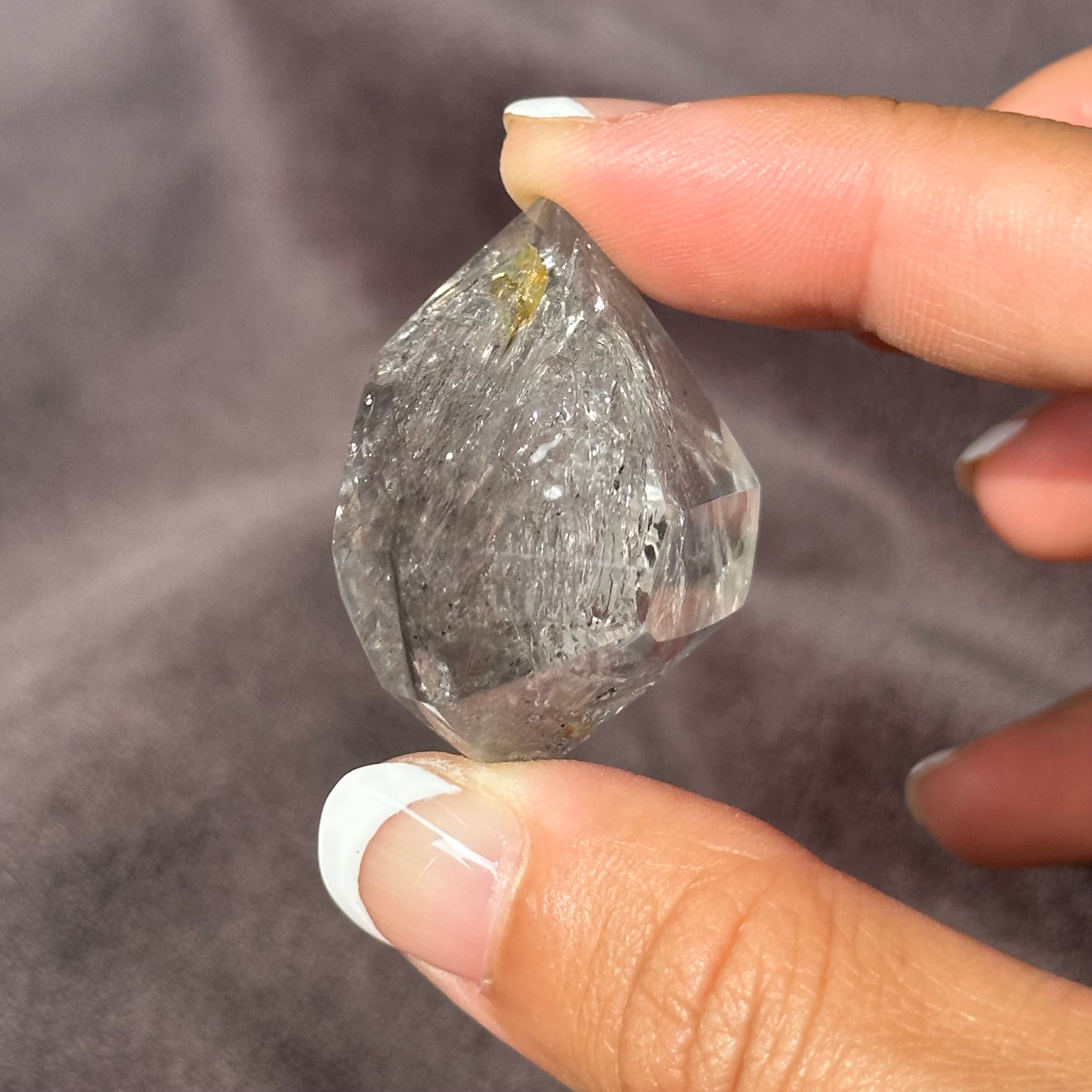 インテリア小物 【水入り 水晶】アイリス クォーツ フリーフォーム
