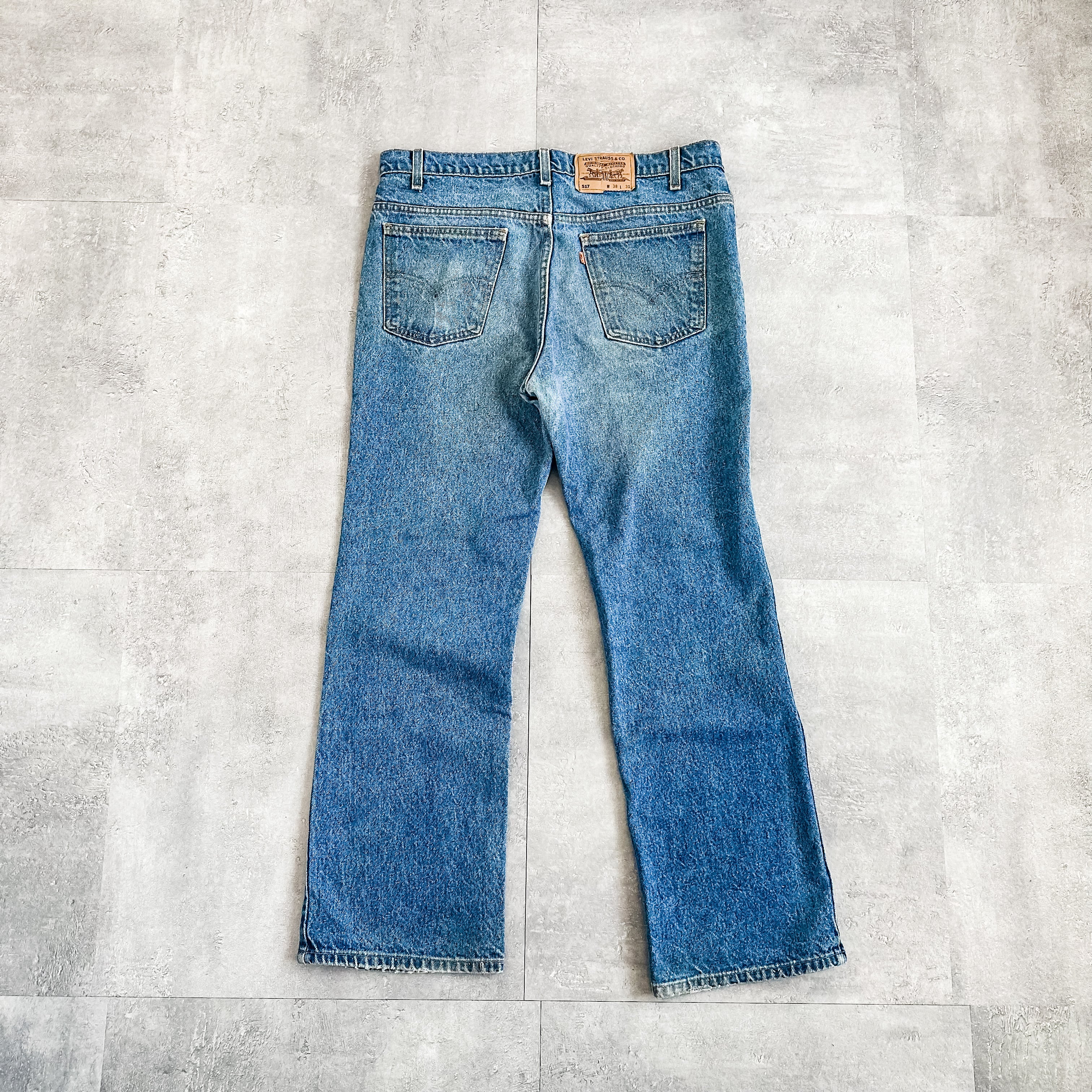 1990's Levi's 517 orange tab flare denim pants made in USA | cou