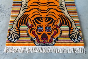 Tibetan Tiger Rug 《Mサイズ•ウール019》チベタンタイガーラグ