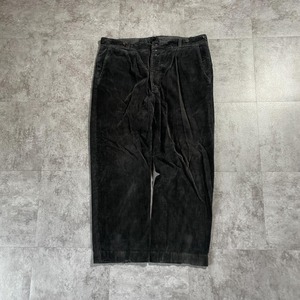 50-60s フレンチワーク コーデュロイ グレー パンツ W36