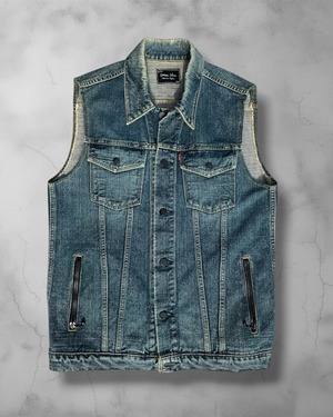 NUMBER (N)INE 2004SS "Dream Baby Dream" Sleeveless Denim Jacket Size:3
