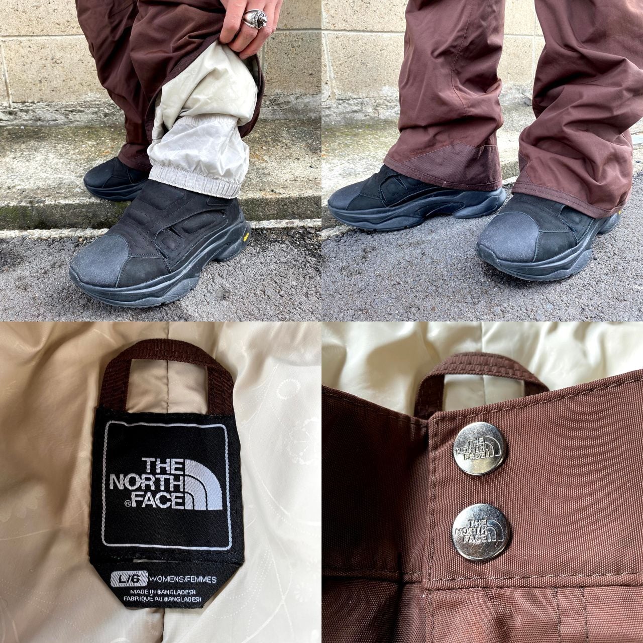 THE NORTH くすぐったかっ FACE スノーボードパンツ ベージュ THE NORTH くすぐったかっ FACE スノーボードパンツ ベージュ