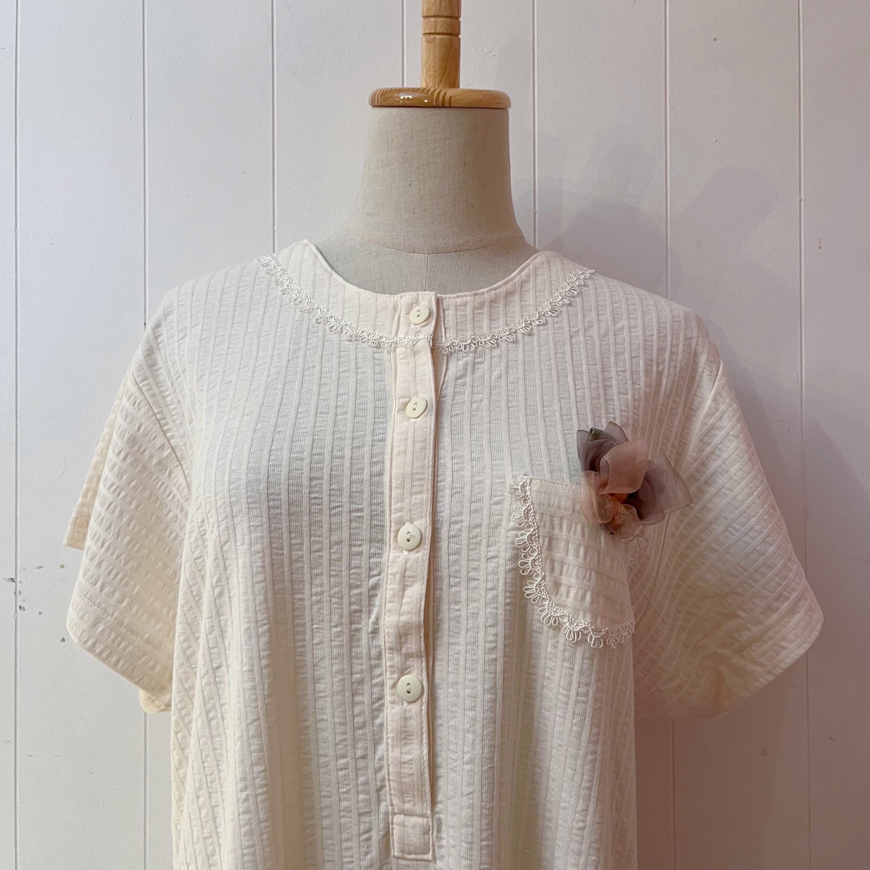 flower pocket neglige one-piece