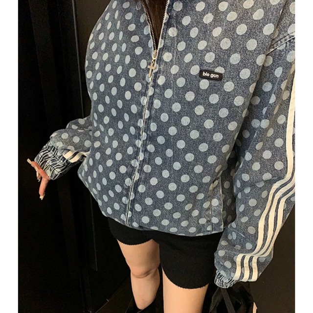 dot denim jacket　ドットデニムジャケット　J2141