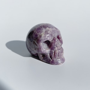 レピドライト スカル02◇Lepidolite Skull◇天然石・鉱物・パワーストーン