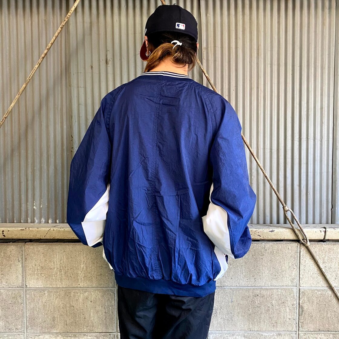 90年代 NIKE ナイキ センターロゴ ウォームアッププルオーバー メンズL  