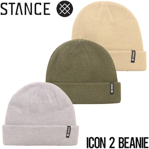 ニットキャップ 帽子 カフビーニー STANCE スタンス ICON 2 BEANIE A260C21STAHGR