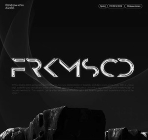 FRKM SCD 24SS オープンクロッチジップアップパンツ