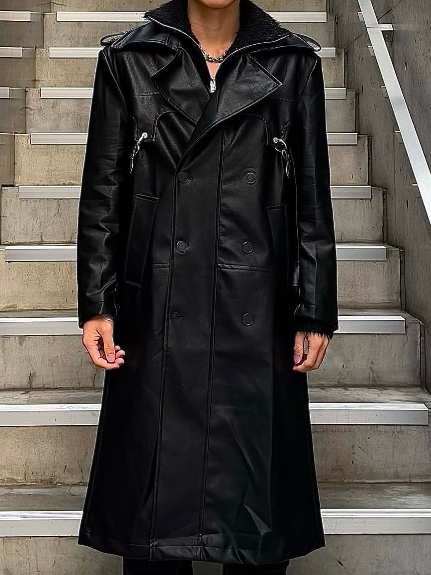 alude osaka レザートレンチコート alude osaka レザートレンチコート