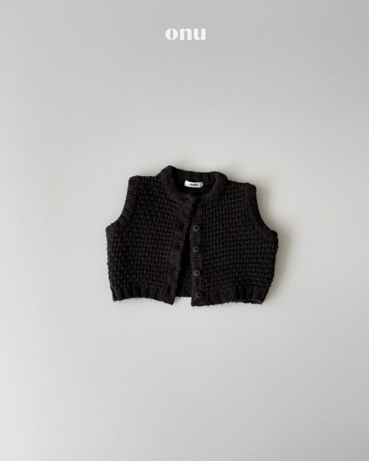 ONU［取寄］dotom knit vest 26winter