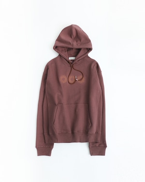 [999HUMANITY] EVERYDAY HOODIE (BRICK) 正規品  韓国 ブランド 韓国ファッション 韓国代行 999 ヒューマニティ HUMANITY 日本 店舗