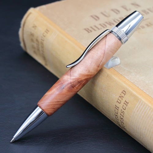 「悠久の時を越える平和の木・メタセコイア・Chouette」木軸ペン 銘木ボールペン Viriditas ジェットストリーム芯対応