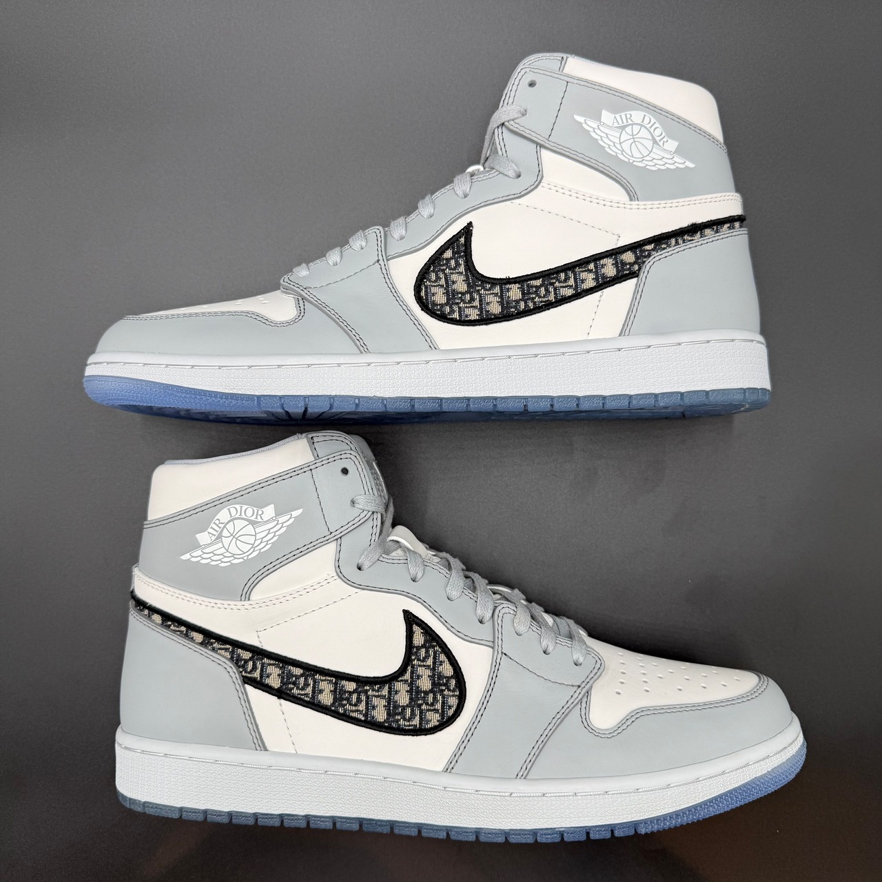 ×DIOR AIR JORDAN 1 HIGH OG WOLF GREY CN8607-002