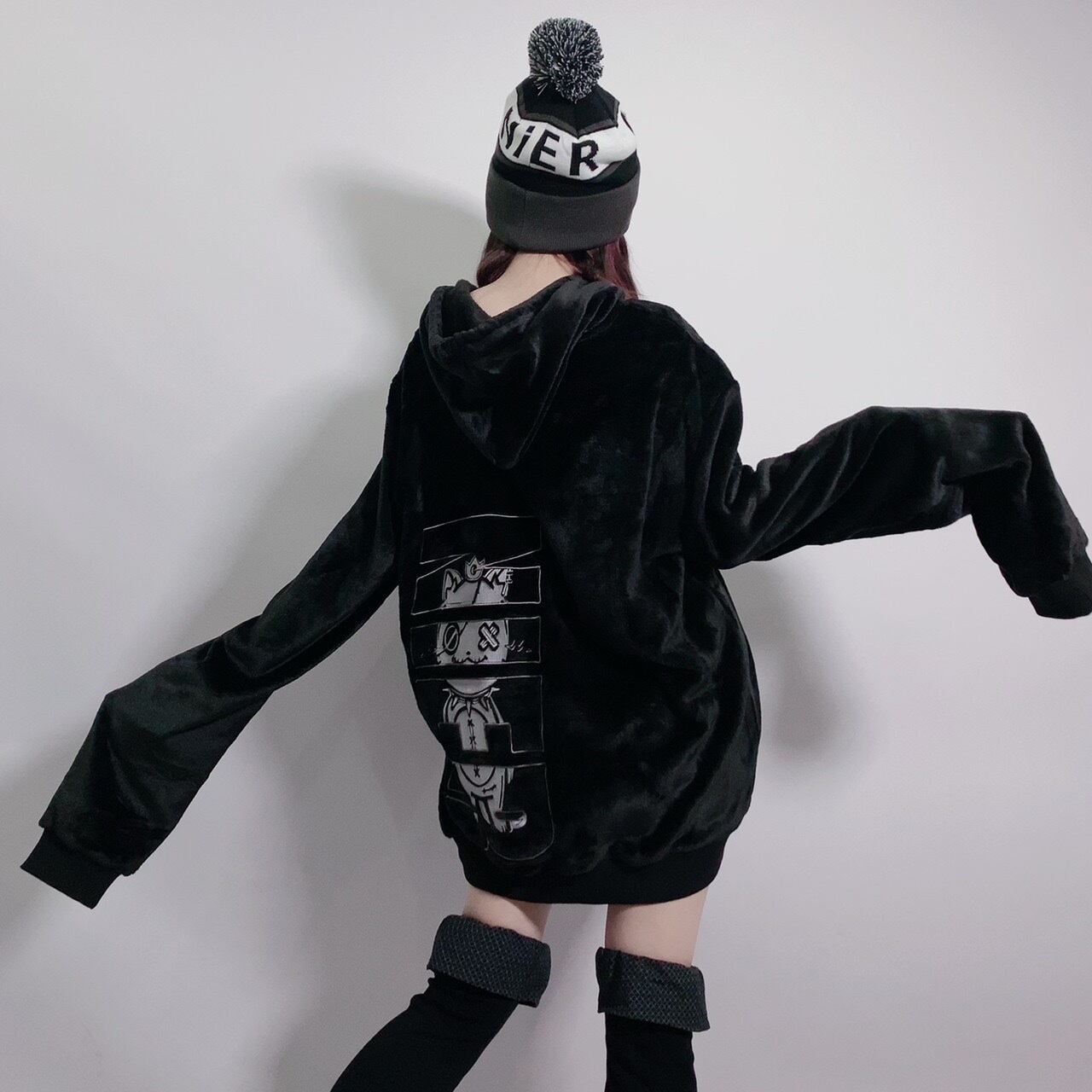 高品質NieRふわもこPARKA【ミケ】 | NIER CLOTHING powered by BASE