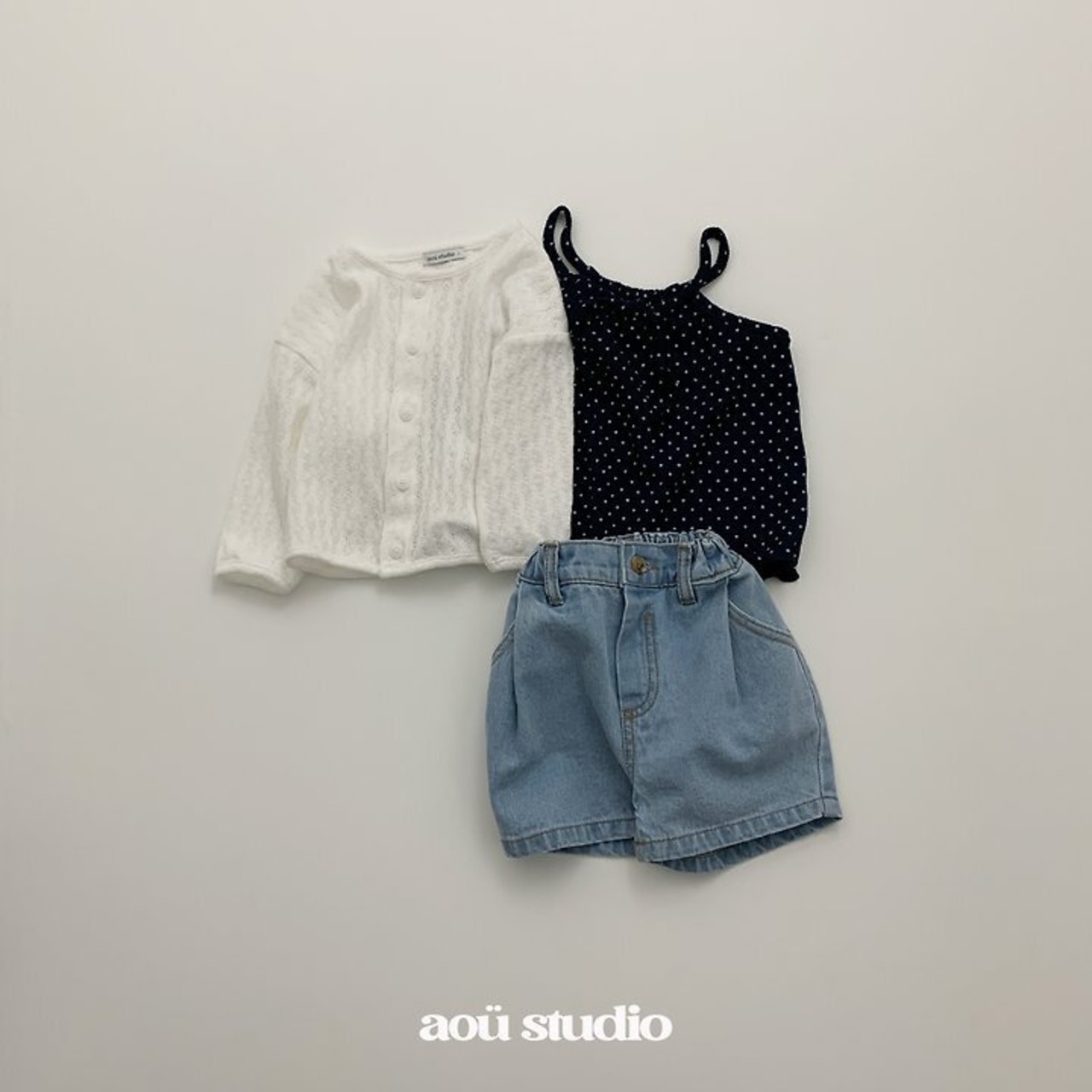 【取寄/韓国直送】aou studio 26/SM ピュアカーディガン｜夏服｜韓国子供服