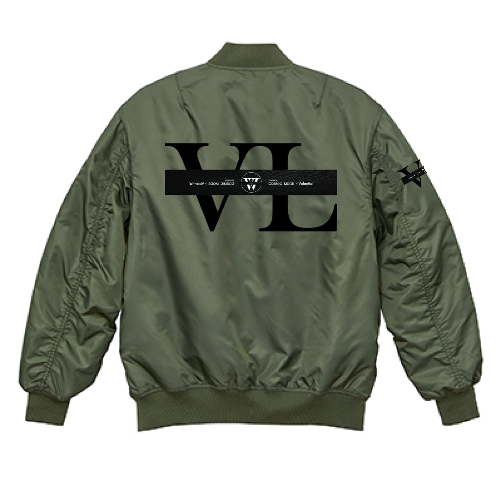 （両面印刷）United Athle タイプ MA-1 ジャケット（中綿入）