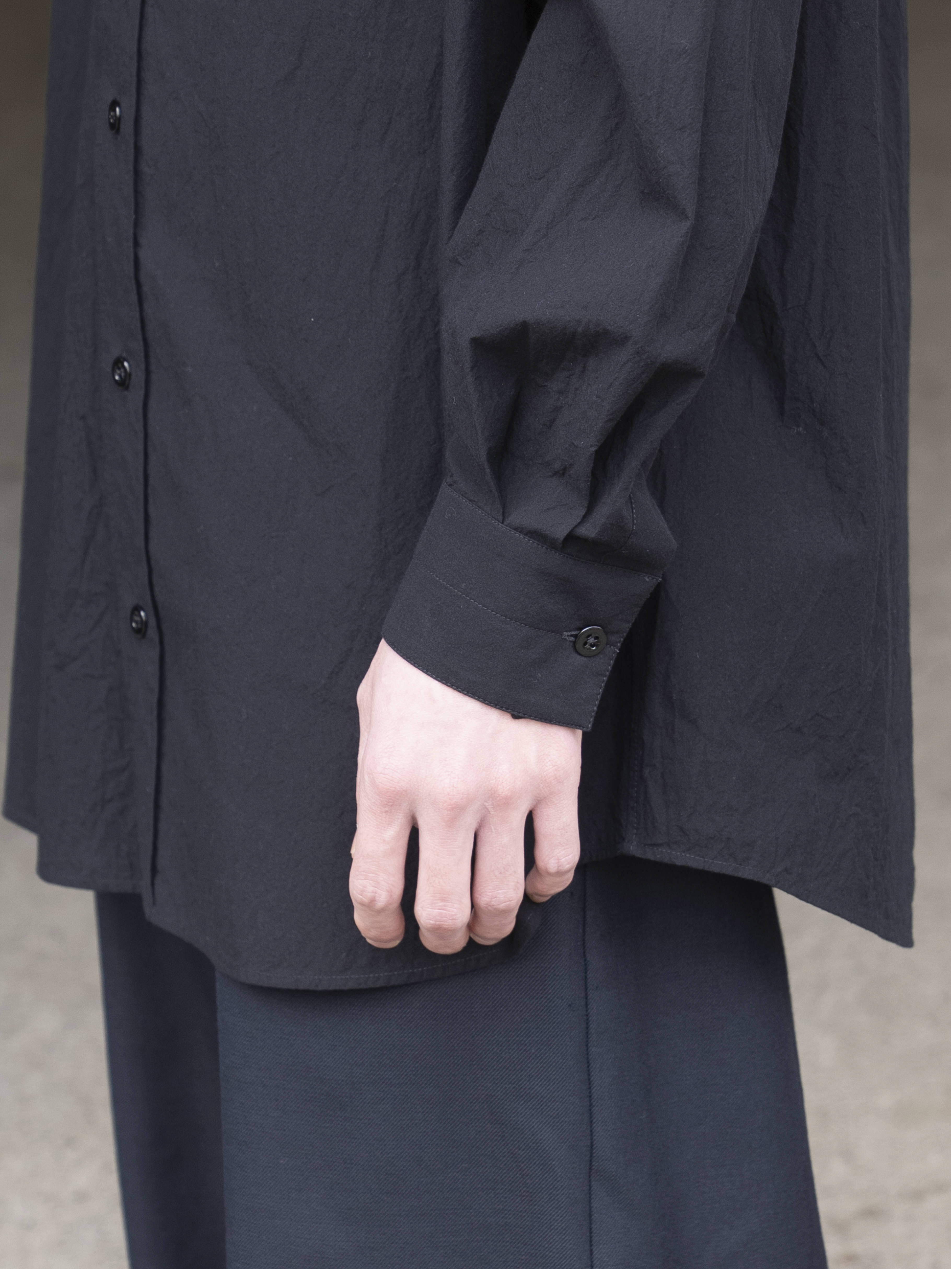 LEMAIRE TWO POCKET SHIRT BLACK SH1247 LF1399 | PAY ID