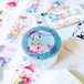 SO6b sonia【cute animals】PETテープ 40mmx10m 白インク 剥離紙付