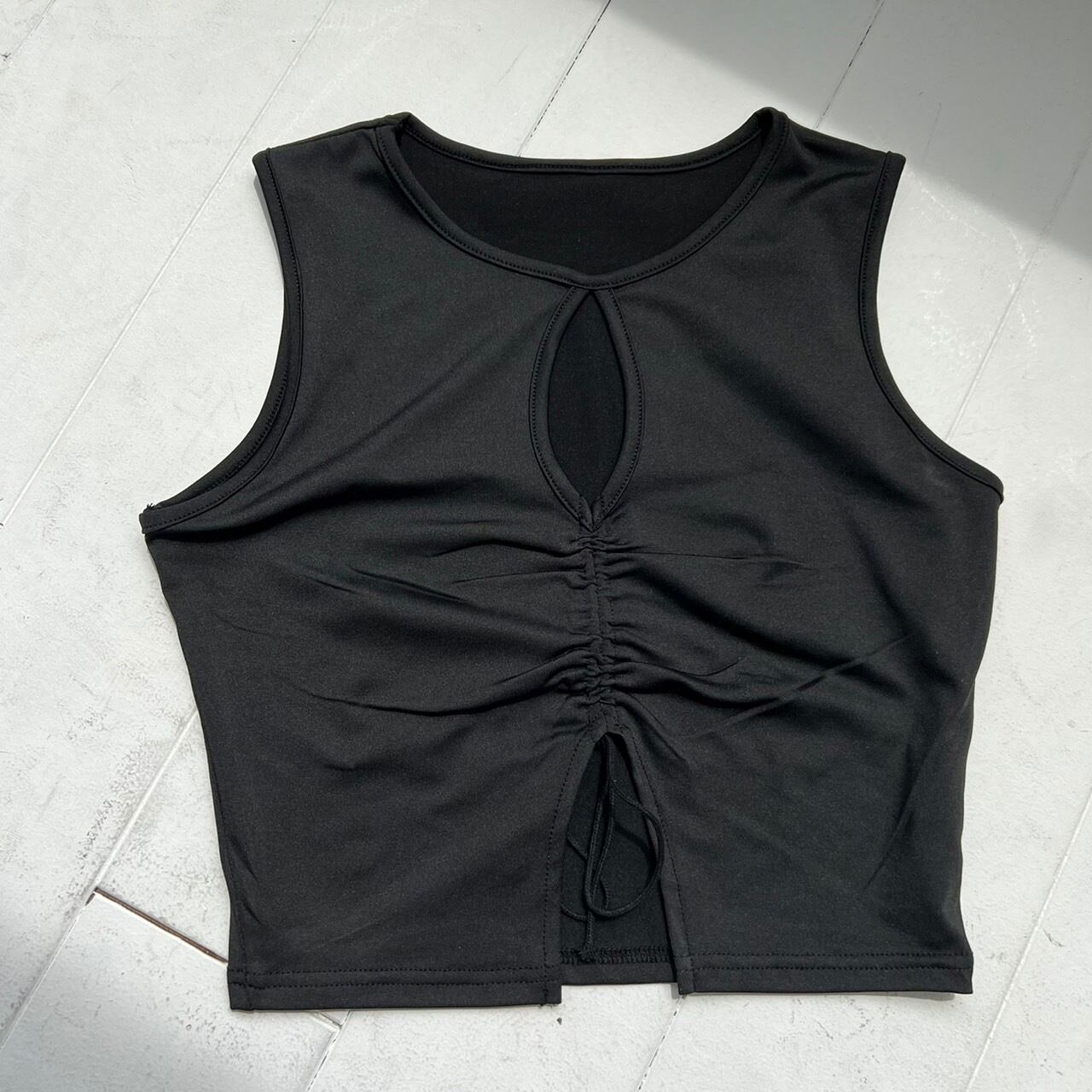 front gather tank top_SLN01188
