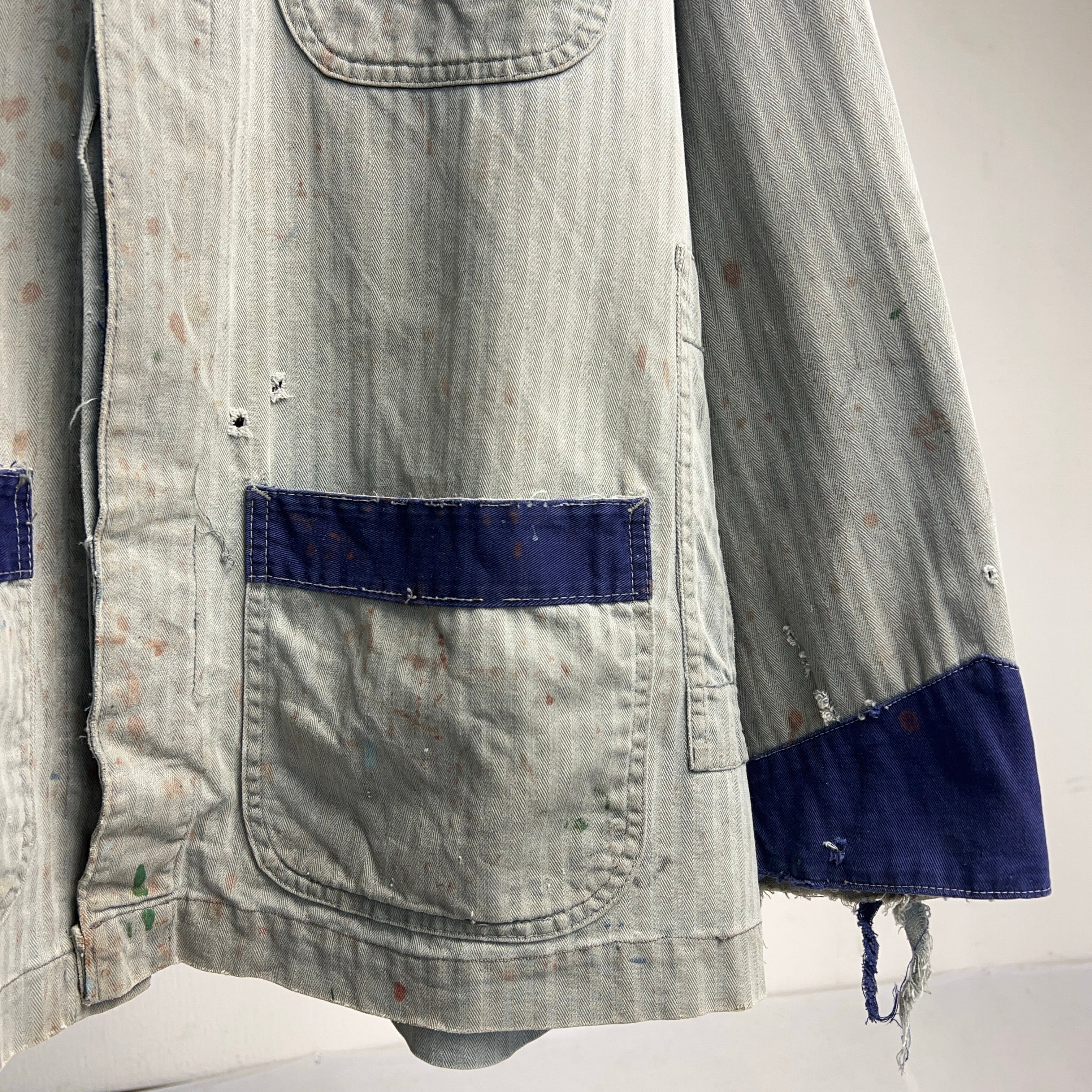 1950's HBT 2TONE WORK JACKET 50年代 ワークジャケット ヘリンボーン