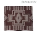 PENDLETON ペンドルトン リバーシブル ニット ネックウォーマー HARDING パターン ロゴ 防寒 ユニセックス 263033 BROWN