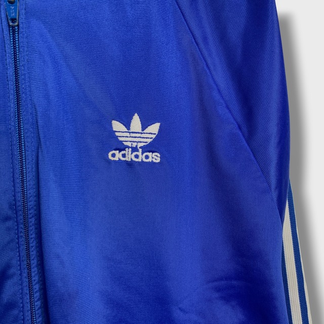 70s USA製 adidas ATPトラックジャケット ジャージ M 青