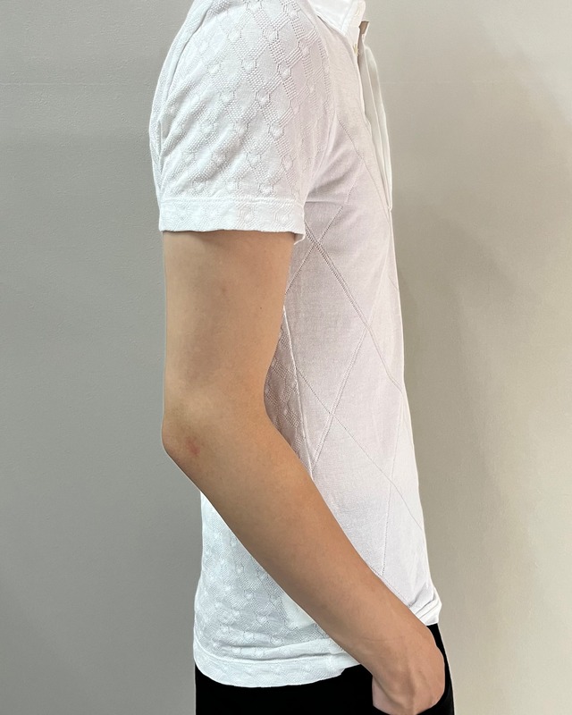 【victor&rolf】argyle design polo shirt
