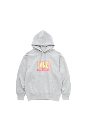 L/S PRINTED SWEAT HOODIE “JANE SAYS#1” GRAY