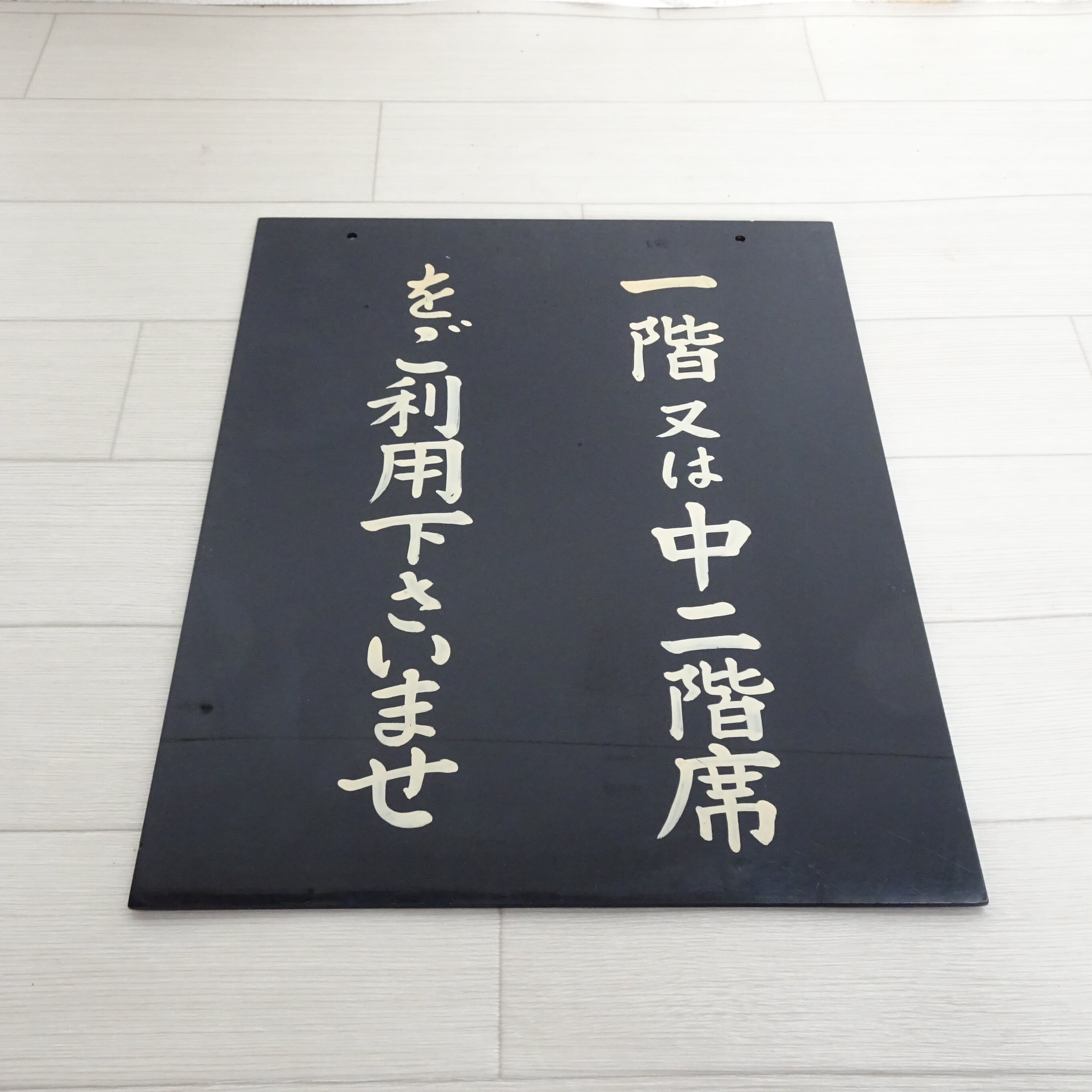 アクリルの案内看板 | 純喫茶家具の村田商會