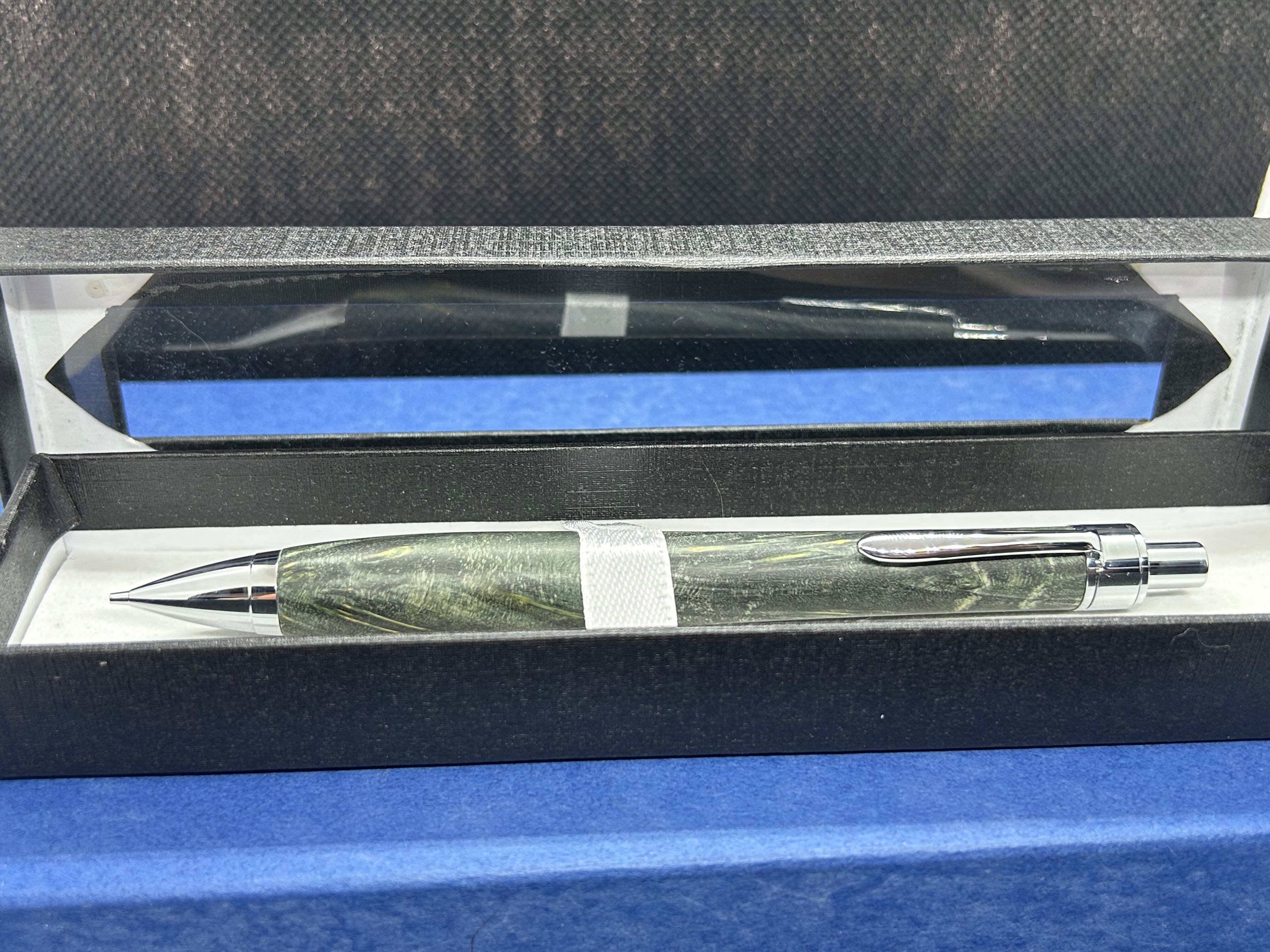 メープルスタビライズドウッド 加藤金属 シャーペン0.5mm | 工房 聖